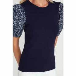 M&Co Blue Spot Top 5 M&Co Blue Spot Top -M&Co shop unnamed file 100