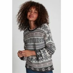 M&Co Grey Aztec Jumper