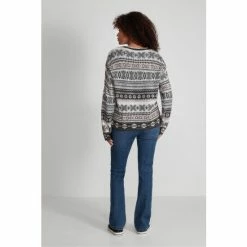 M&Co Grey Aztec Jumper -M&Co shop unnamed file 105