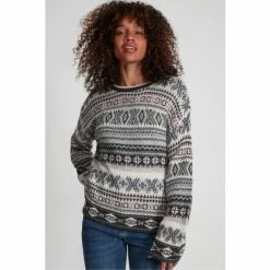 M&Co Grey Aztec Jumper -M&Co shop unnamed file 106