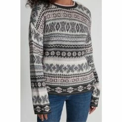 M&Co Grey Aztec Jumper -M&Co shop unnamed file 107