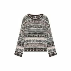 M&Co Grey Aztec Jumper -M&Co shop unnamed file 108
