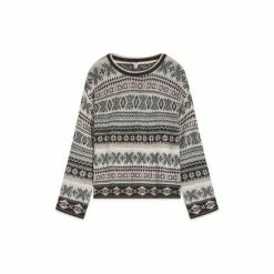 M&Co Grey Aztec Jumper -M&Co shop unnamed file 109