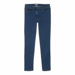 M&Co Petite Blue Straight Leg Jeans