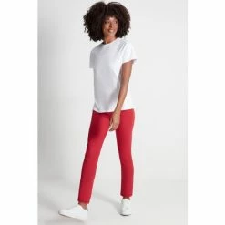 M&Co Red Supersoft Crop Jeans -M&Co shop unnamed file 1125