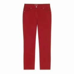 M&Co Red Supersoft Crop Jeans -M&Co shop unnamed file 1127