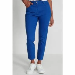 M&Co Blue Supersoft Crop Jeans