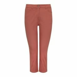 M&Co Petite Red Super Soft Slim Cropped Jeans -M&Co shop unnamed file 1144