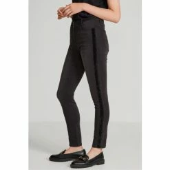 M&Co Velvet Glitter Black Jeans