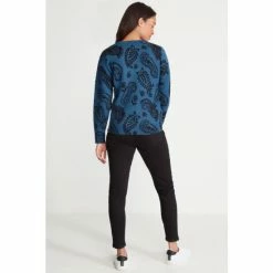 M&Co Petite Paisley Print Jumper -M&Co shop unnamed file 117