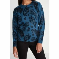 M&Co Petite Paisley Print Jumper -M&Co shop unnamed file 118