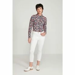 M&Co Petite White Super Soft Slim Cropped Jeans -M&Co shop unnamed file 1215