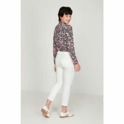 M&Co Petite White Super Soft Slim Cropped Jeans -M&Co shop unnamed file 1216