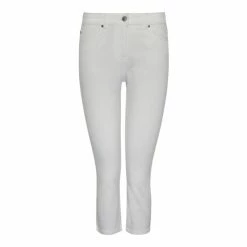 M&Co Petite White Super Soft Slim Cropped Jeans -M&Co shop unnamed file 1217