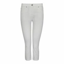 M&Co Petite White Super Soft Slim Cropped Jeans -M&Co shop unnamed file 1218