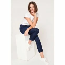 M&Co Blue Supersoft Cropped Jeans
