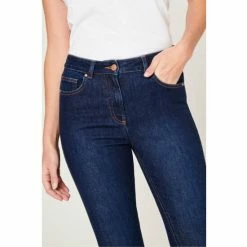 M&Co Blue Supersoft Cropped Jeans -M&Co shop unnamed file 1233