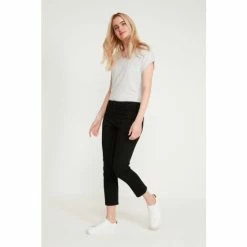 M&Co Black Supersoft Cropped Jeans -M&Co shop unnamed file 1239