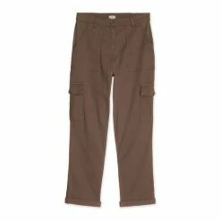 M&Co Brown Cargo Utility Trousers -M&Co shop unnamed file 1279