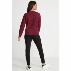 M&Co Petite Star Print Crew Neck Jumper -M&Co shop unnamed file 129