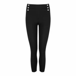 M&Co Petite Black Petite Stretch Cropped Trousers 5 M&Co Petite Black Petite Stretch Cropped Trousers -M&Co shop unnamed file 1296