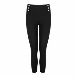M&Co Petite Black Petite Stretch Cropped Trousers 6 M&Co Petite Black Petite Stretch Cropped Trousers -M&Co shop unnamed file 1297