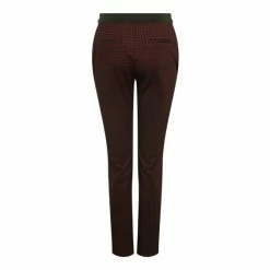 M&Co Petite Red Check Ponte Trousers -M&Co shop unnamed file 1307