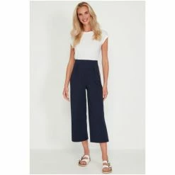 M&Co Blue Rainbow Side Stripe Culottes -M&Co shop unnamed file 1319
