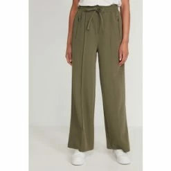 M&Co Green Zip Detail Wide Leg Trousers -M&Co shop unnamed file 1326