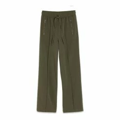M&Co Green Zip Detail Wide Leg Trousers -M&Co shop unnamed file 1328