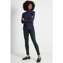 M&Co Green Tartan Check Bengaline Trousers -M&Co shop unnamed file 1341