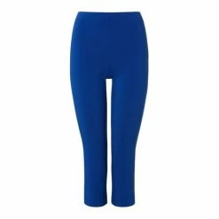 M&Co Blue Cropped Bengaline Trousers -M&Co shop unnamed file 1361