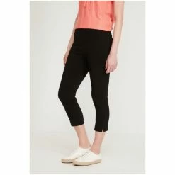 M&Co Womens Black Bengaline Crop Trousers -M&Co shop unnamed file 1371