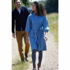 M&Co Brown Slim Fit Twill Trousers -M&Co shop unnamed file 1389