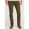 M&Co Green Slim Fit Twill Trousers -M&Co shop unnamed file 1409