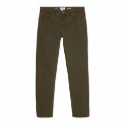 M&Co Green Slim Fit Twill Trousers -M&Co shop unnamed file 1413