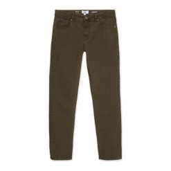 M&Co Green Slim Fit Twill Trousers -M&Co shop unnamed file 1414