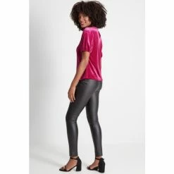 M&Co Black Coated Bengaline Trousers -M&Co shop unnamed file 1433