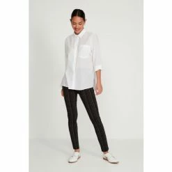 M&Co Black Check Bengaline Trousers 4 M&Co Black Check Bengaline Trousers -M&Co shop unnamed file 1443