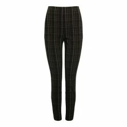 M&Co Black Check Bengaline Trousers 6 M&Co Black Check Bengaline Trousers -M&Co shop unnamed file 1445