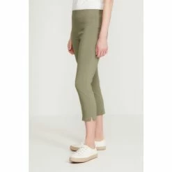 M&Co Green Cropped Bengaline Trousers -M&Co shop unnamed file 1458