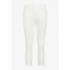 M&Co White Cropped Bengaline Trousers -M&Co shop unnamed file 1465