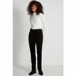 M&Co Black Straight Leg Cord Trousers -M&Co shop unnamed file 1470
