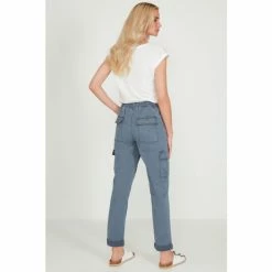 M&Co Blue Cargo Utility Trousers -M&Co shop unnamed file 1494