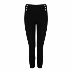 M&Co Petite Navy Stretch Cropped Trousers -M&Co shop unnamed file 1512