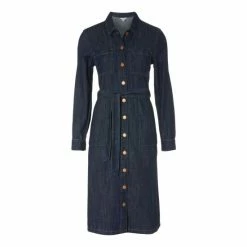 M&Co Blue Denim Shirt Dress -M&Co shop unnamed file 1520