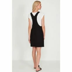 M&Co Pinafore Black Denim Dress -M&Co shop unnamed file 1524