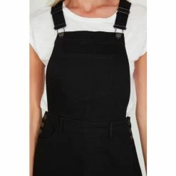 M&Co Pinafore Black Denim Dress -M&Co shop unnamed file 1525