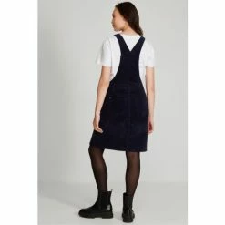 M&Co Blue Pinafore Cord Dress -M&Co shop unnamed file 1529