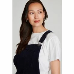 M&Co Blue Pinafore Cord Dress -M&Co shop unnamed file 1530